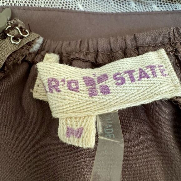 Altar’d State cotton blend mesh tulle fit and flare dress embroidered top size M - Picture 4 of 9